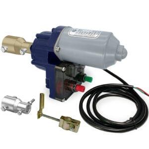 UYGALAXY 100W Greenhouse Film Roll Up Motor with Limit Switch 24V for 1-3/8" , Compatible With OD1.315" Guidepipe Roll Bar Automatic Ventilation(with Pivot Set)