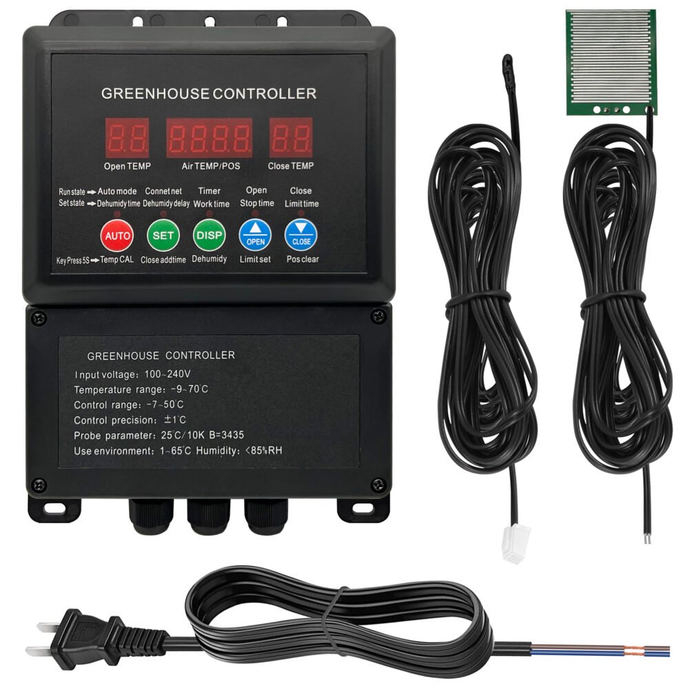 Heating Cooling Thermostat, Temperature Controller Wide Range For Greenhouse  Cultivation 