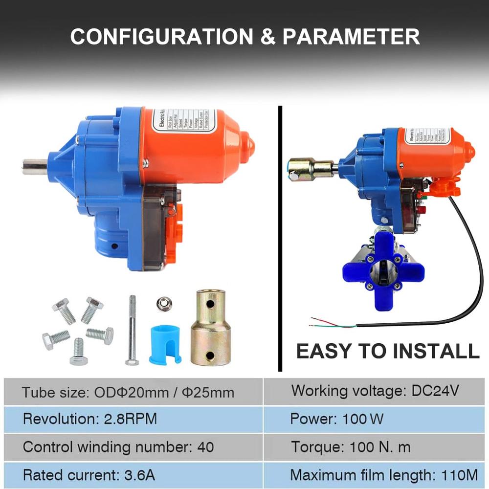 uygalaxy greenhouse roll up motor controller with Thermostat